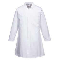 Portwest 2202 Camice alimentare uomo, una tasca, Bianco 4XL
