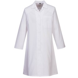 Portwest 2205 Camice da donna, una tasca, Bianco S