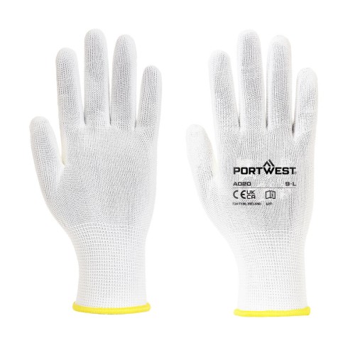 Portwest A020 Guanti Assembly, Bianco M
