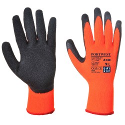 Portwest A140 Guanto Grip termico, Arancione/Nero L