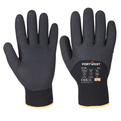 Portwest A146 Guanto Invernale Arctic, Nero XL