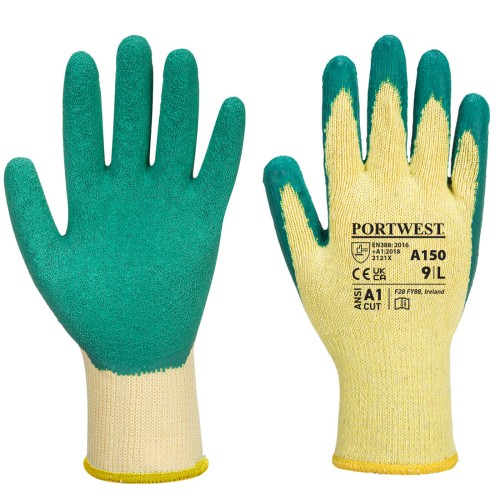 Portwest A150 Guanto Classic Grip - Lattice, Verde XL