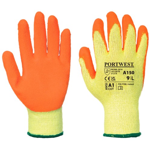 Portwest A150 Guanto Classic Grip - Lattice, Arancione M