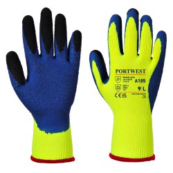 Portwest A185 Guanto Duo-Therm, Giallo/Blu L