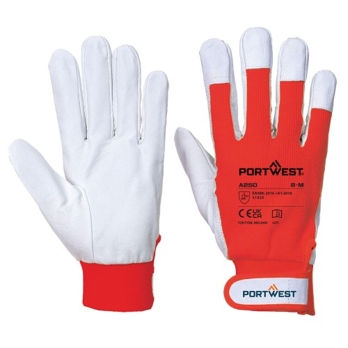 Portwest A250 Guanto Tergsus, Rosso XL
