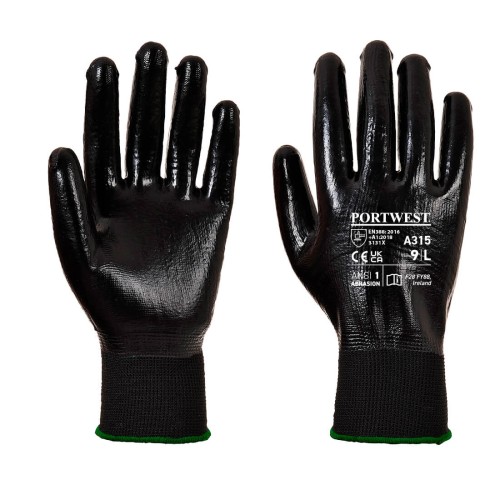 Portwest A315 Guanto Grip All-Flex, Nero XXL