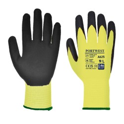 Portwest A625 Guanto anti taglio Vis-Tex - PU, Giallo/Nero L