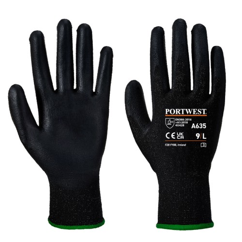 Portwest A635 Guanto Eco-Cut, Nero L