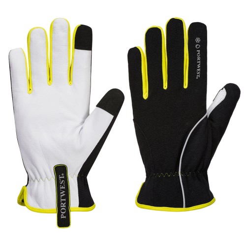 Portwest A776 PW3 Guanto invernale, Nero/Giallo M
