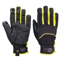 Portwest A792 Guanto resistente agli aghi, Nero/Giallo L
