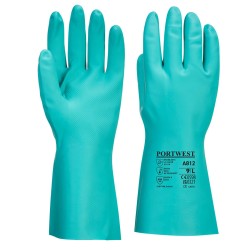 Portwest A812 Guanto protezione chimica Nitrosafe Plus, Verde L