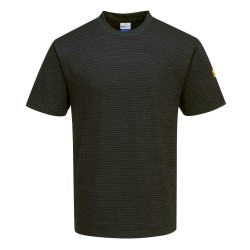 Portwest AS20 T-shirt ESD - Antistatica, Nero L