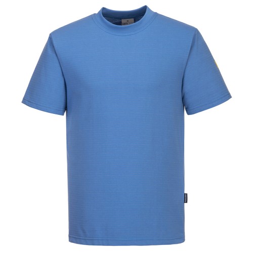 Portwest AS20 T-shirt ESD - Antistatica, Blu Hamilton L