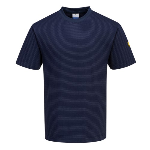Portwest AS20 T-shirt ESD - Antistatica, Blu navy L