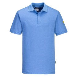 Portwest AS21 Polo ESD - Antistatica, Blu Hamilton L