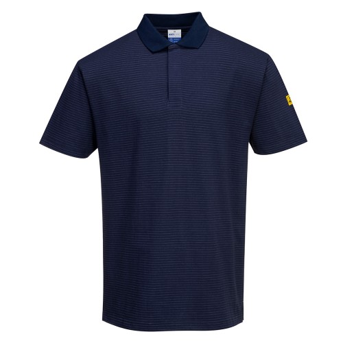 Portwest AS21 Polo ESD - Antistatica, Blu navy M
