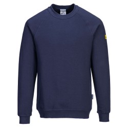 Portwest AS24 Felpa Anti Statica ESD, Blu navy L