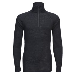 Portwest B184 Top strato base in Lana Merino con Zip a 1/4, Nero M