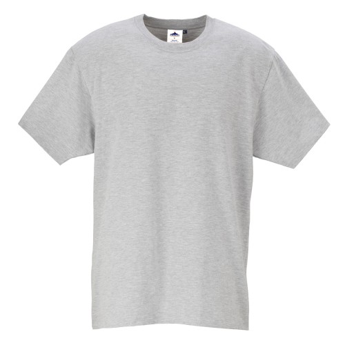 Portwest B195 T-shirt Premium Torino, Grigio melange L