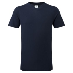 Portwest B197 T-shirt in cotone con scollo a V, Blu navy L