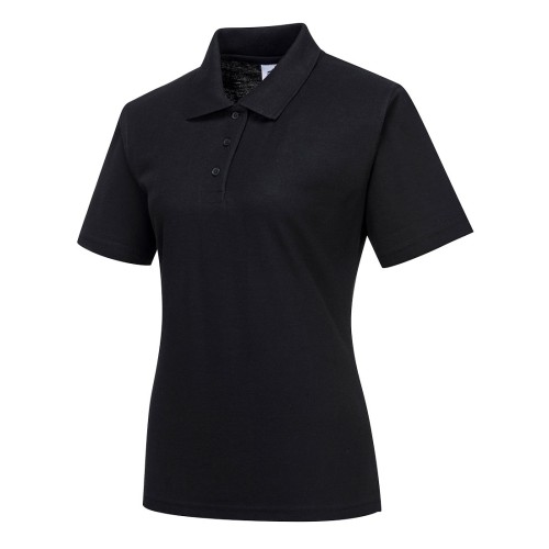 Portwest B209 Polo Donna Napoli, Nero L