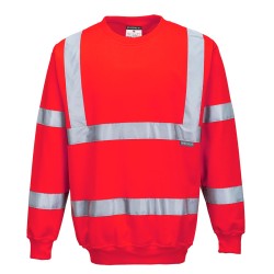 Portwest B303 Felpa Hi-Vis, Rosso L