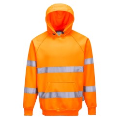 Portwest B304 Felpa con cappuccio Hi-Vis, Arancione 4XL