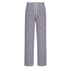 Portwest C079 Pantaloni Bromley Chefs, Blu a scacchi XXXXL regular