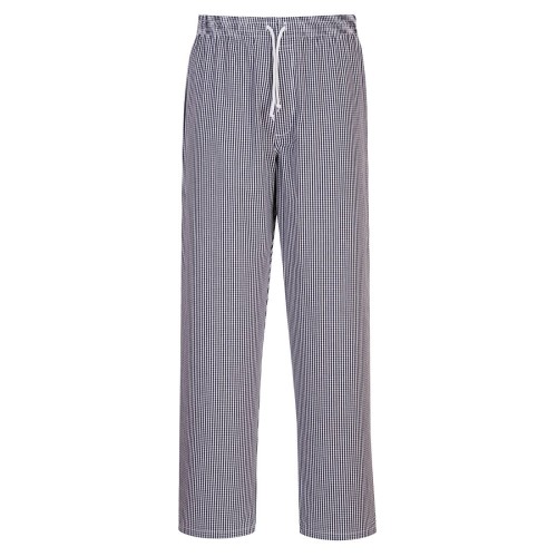 Portwest C079 Pantaloni Bromley Chefs, Blu a scacchi XXL tall