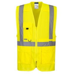 Portwest C357 Gilet Executive ad alta visibilità con tasca per tablet, Giallo 4XL