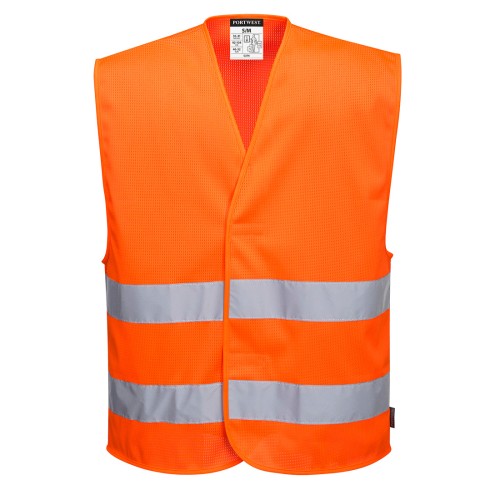 Portwest C374 Gilet MeshAir Hi-Vis, Arancione S/M