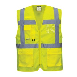 Portwest C376 Gilet Executive Atene MeshAir Hi-Vis, Giallo L
