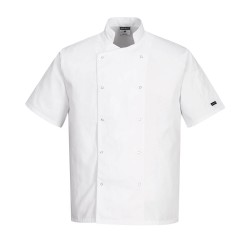 Portwest C733 Giacca da chef Cumbria, Bianco 4XL