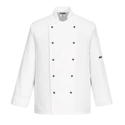 Portwest C834 Giacca Chef Somerset, Bianco 4XL