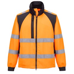 Portwest CD861 WX2 Eco Giacca da lavoro Hi-Vis, Arancione/Nero 4XL