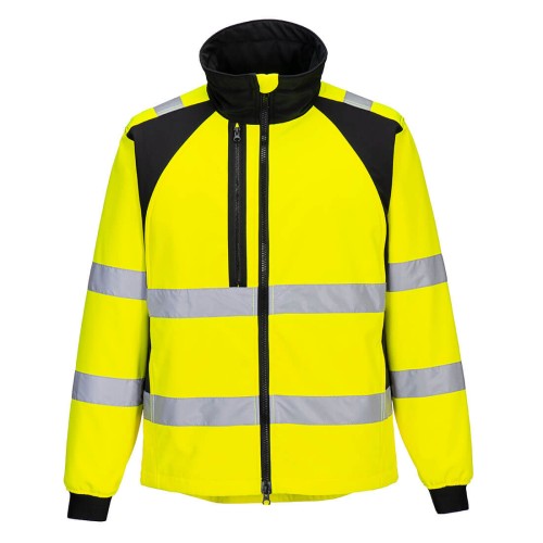 Portwest CD875 WX2 Eco Hi-Vis Softshell (2L), Giallo/Nero XXL