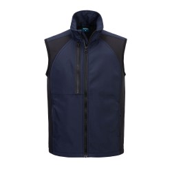 Portwest CD876 Gilet Eco Softshell WX2 (2L), Blu navy scuro L