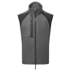Portwest CD876 Gilet Eco Softshell WX2 (2L), Grigio metallo L