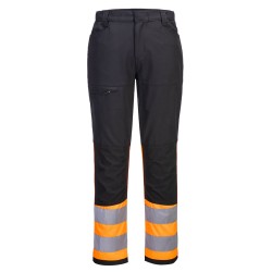 Portwest CD888 Pantaloni Service WX2 Eco Hi-Vis Classe 1, Arancione/Nero 28