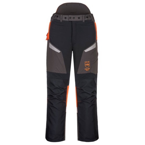 Portwest CH14 Pantalone professionale per motosega, Nero L