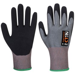Portwest CT67 CS Guanto da taglio F13 Nitrile, Grigio/Nero L
