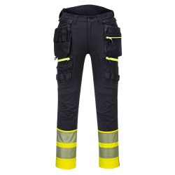 Portwest DX445 DX4 Pantaloni Holster Alta Visibilità Classe 1, Giallo/Nero 34
