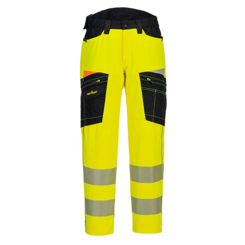 Portwest DX453 Pantalone Hi-Vis Service DX4, Giallo/Nero 34