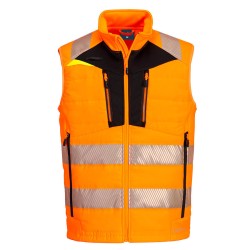 Portwest DX479 Gilet Softshell DX4 Alta Visibilità, Arancione/Nero 4XL