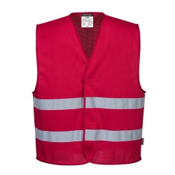 Portwest F374 Gilet MeshAir Iona, Rosso S/M