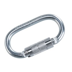 Portwest FP33 Moschettone Twist Lock, Argento