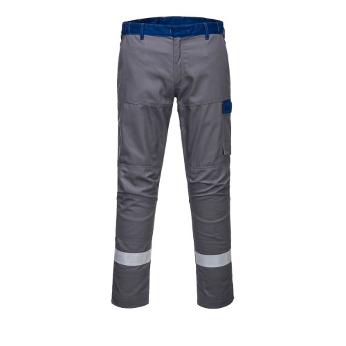 Portwest FR06 Pantalone Bizflame Ultra bicolore, Grigio 32