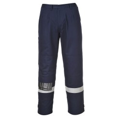 Portwest FR26 Pantaloni Bizflame plus, Blu navy XL