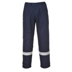 Portwest FR26 Pantaloni Bizflame plus, Blu navy XL