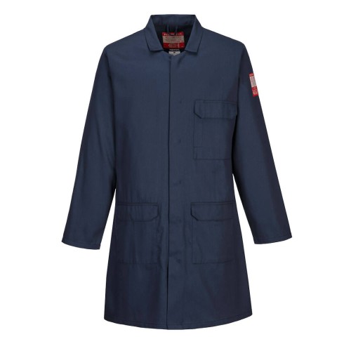 Portwest FR34 Cappotto standard FR, Blu navy M